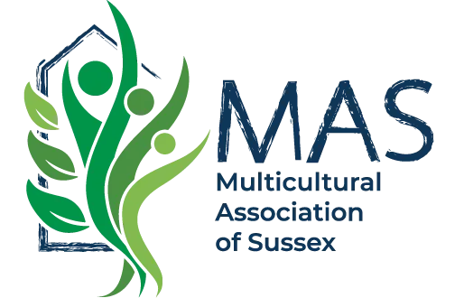 The logo redesign we did for the Multicultural Association of Sussex
